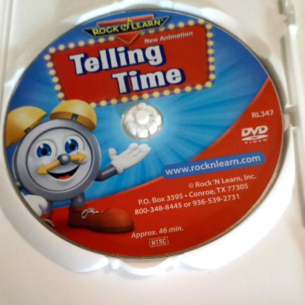 ⏰⌚Telling Time DVD 1st grade+ Learning Clocks Watches FIRM PRICE - Picture 4 of 5